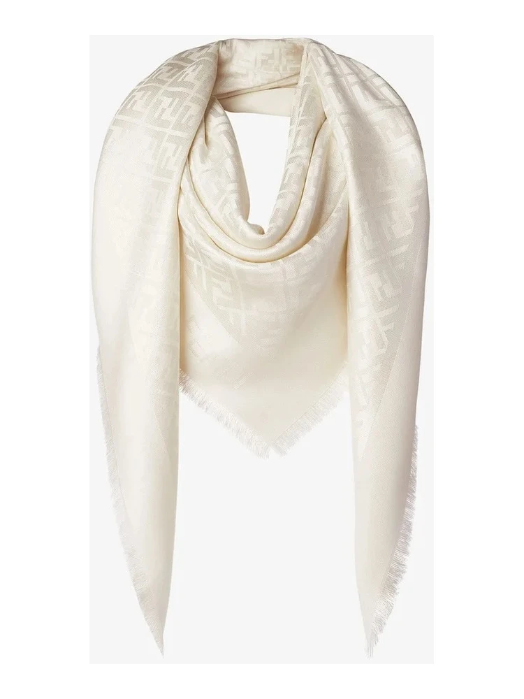 FF scarf in silk and wool