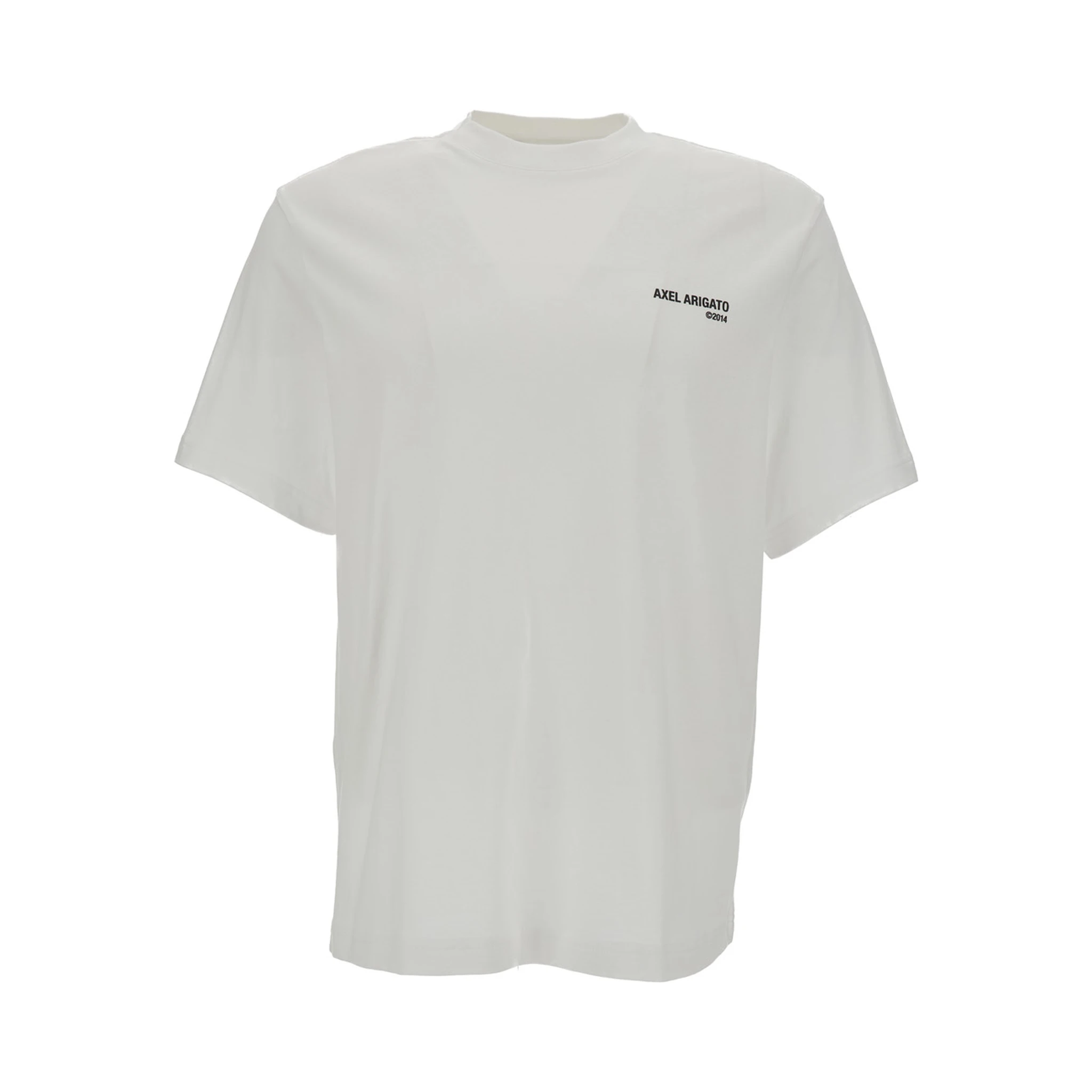 Legacy White T-Shirti with Logo Lettering Print in Cotton Man