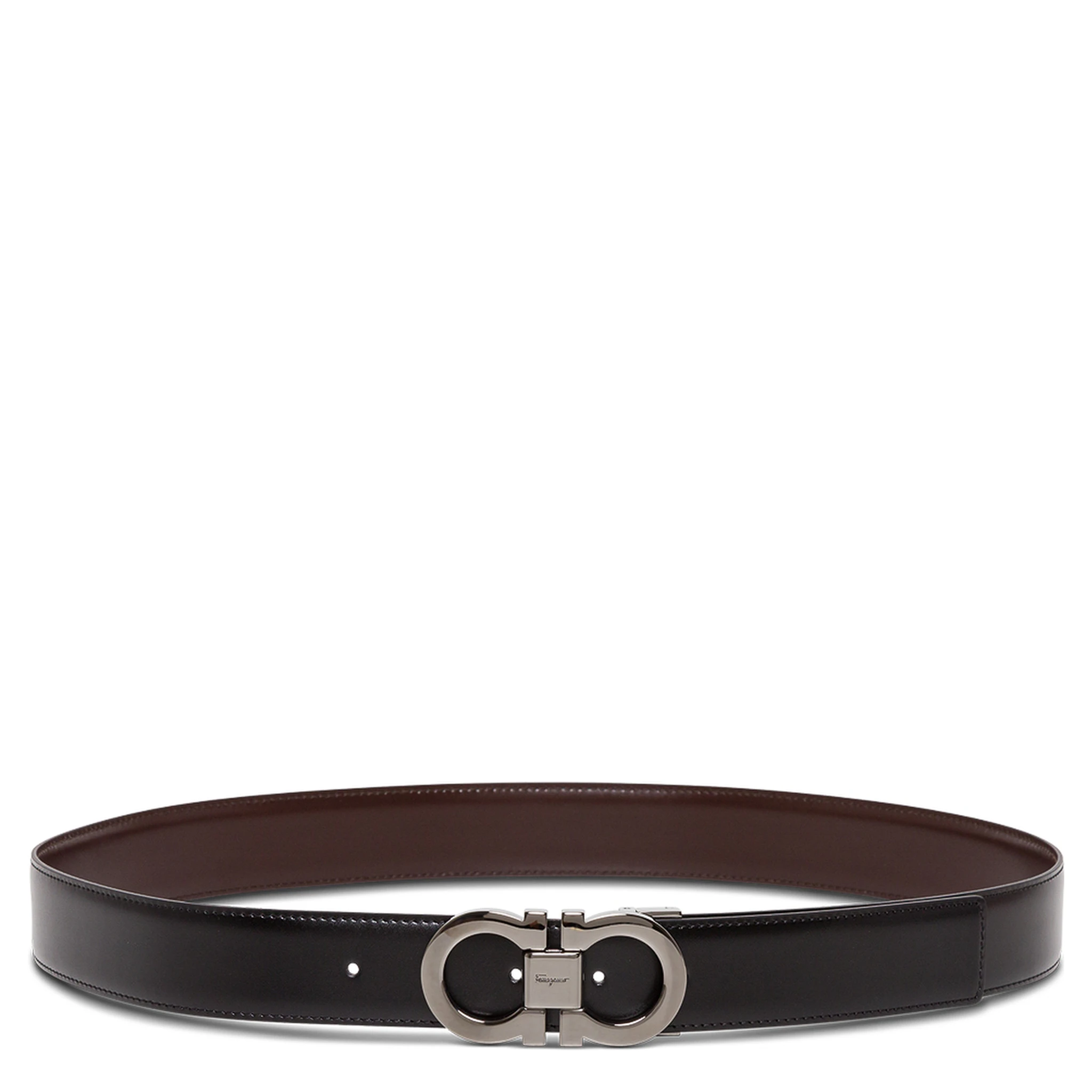 Black Double Hook Reversible Belt Man