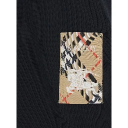 Black T-Shirt with Logo Application on the Front in Cotton Woman