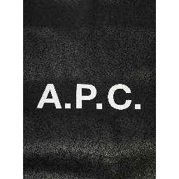 Ninon Black Shoulder Bag with Two Top Handles and Logo Lettering on the Front in Ecoleather Man