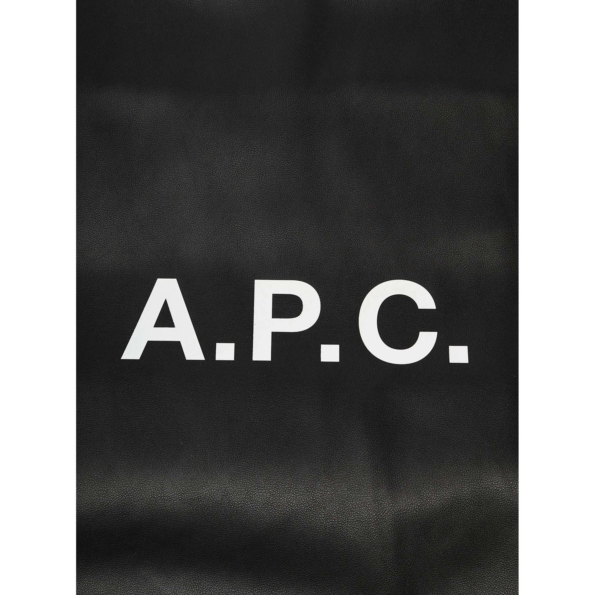 Ninon Black Shoulder Bag with Two Top Handles and Logo Lettering on the Front in Ecoleather Man