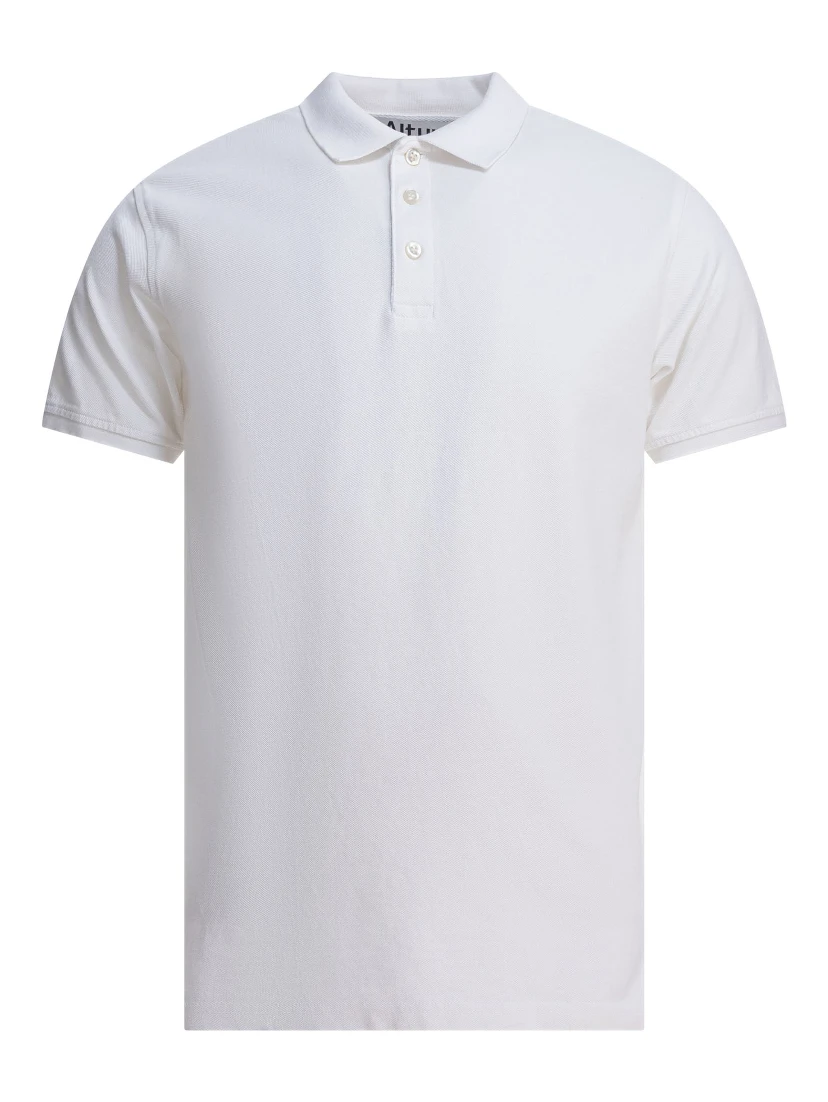 Short slevees polo shirt in cotton