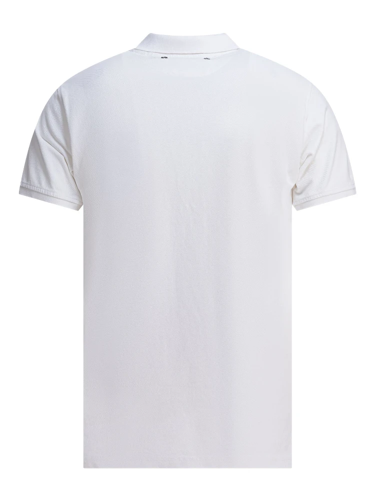 Short slevees polo shirt in cotton alternative