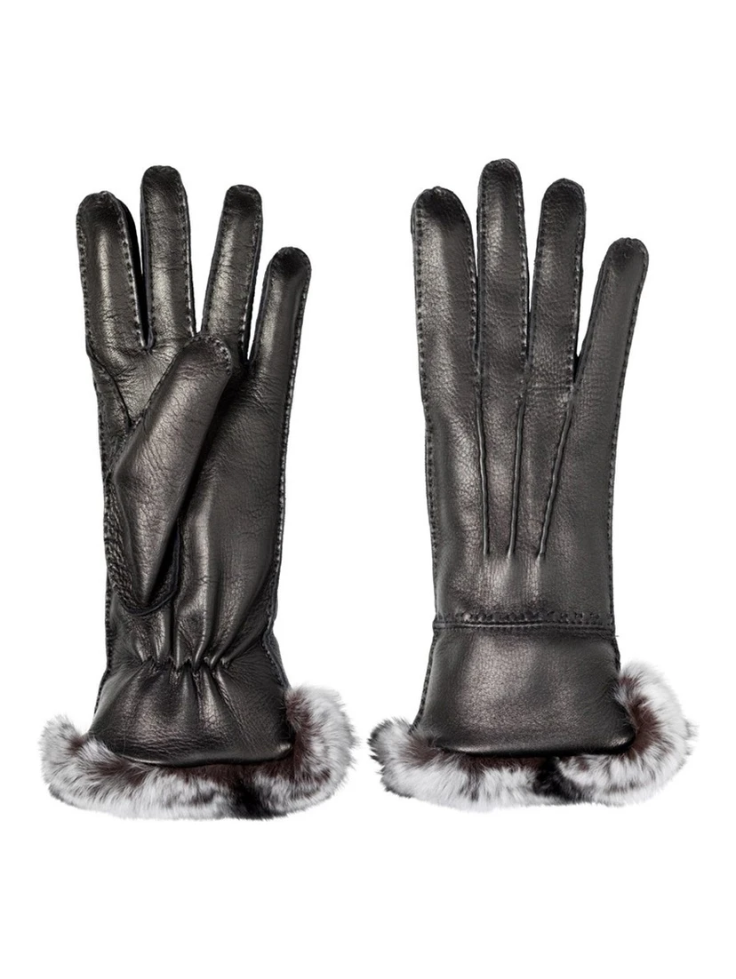 "85" leather gloves