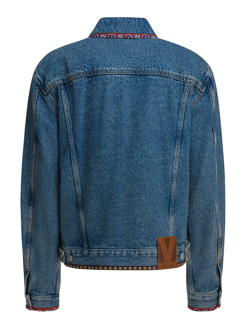 Embroidery denim jacket