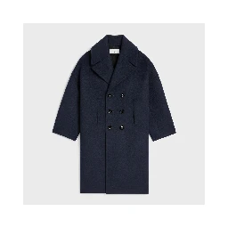 Navy wool coat
