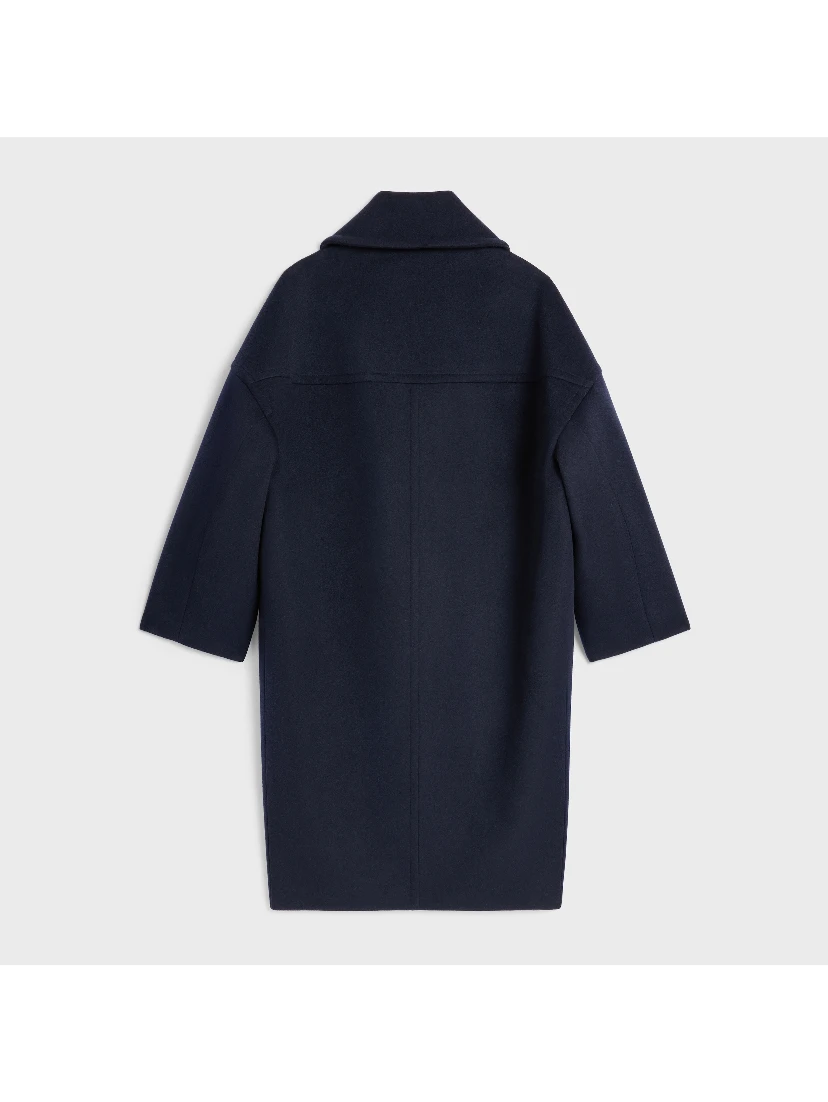 Navy wool coat