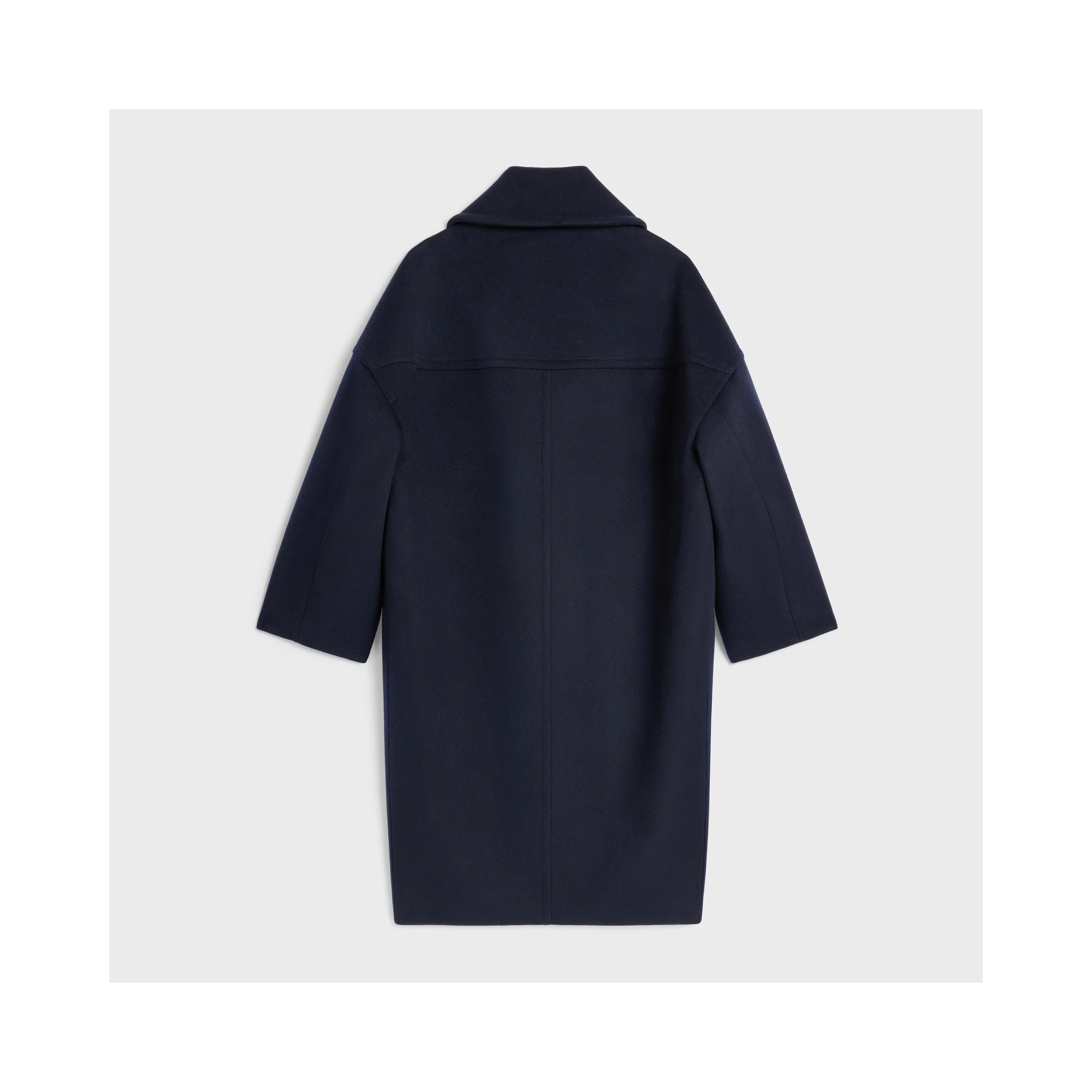 Navy wool coat