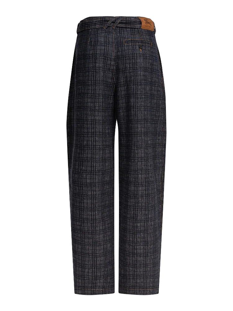 Slim fit pants with belt alternative