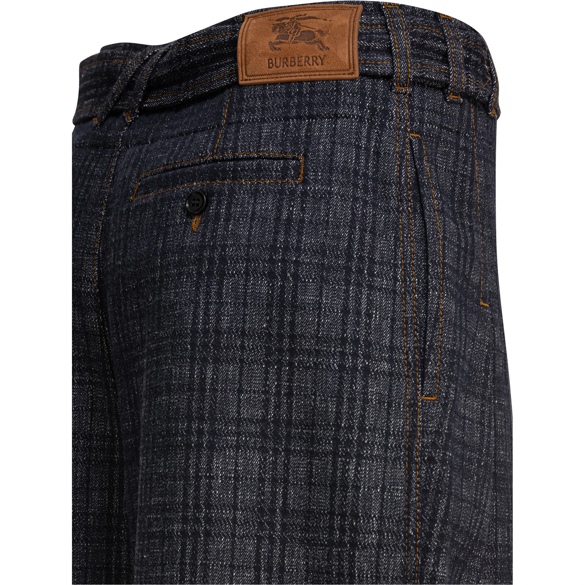 Slim fit pants with belt