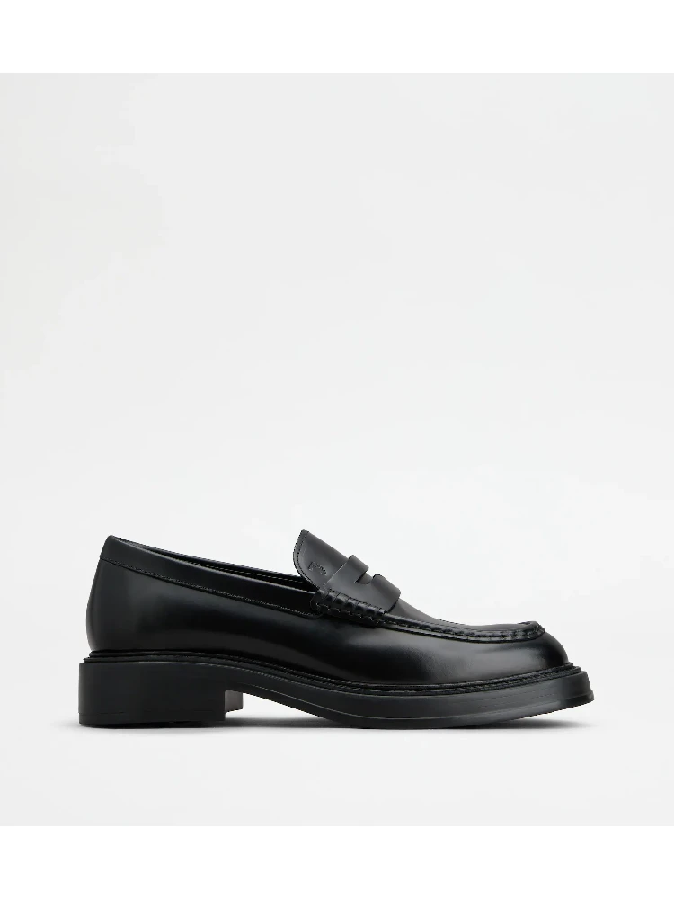 Leather loafers