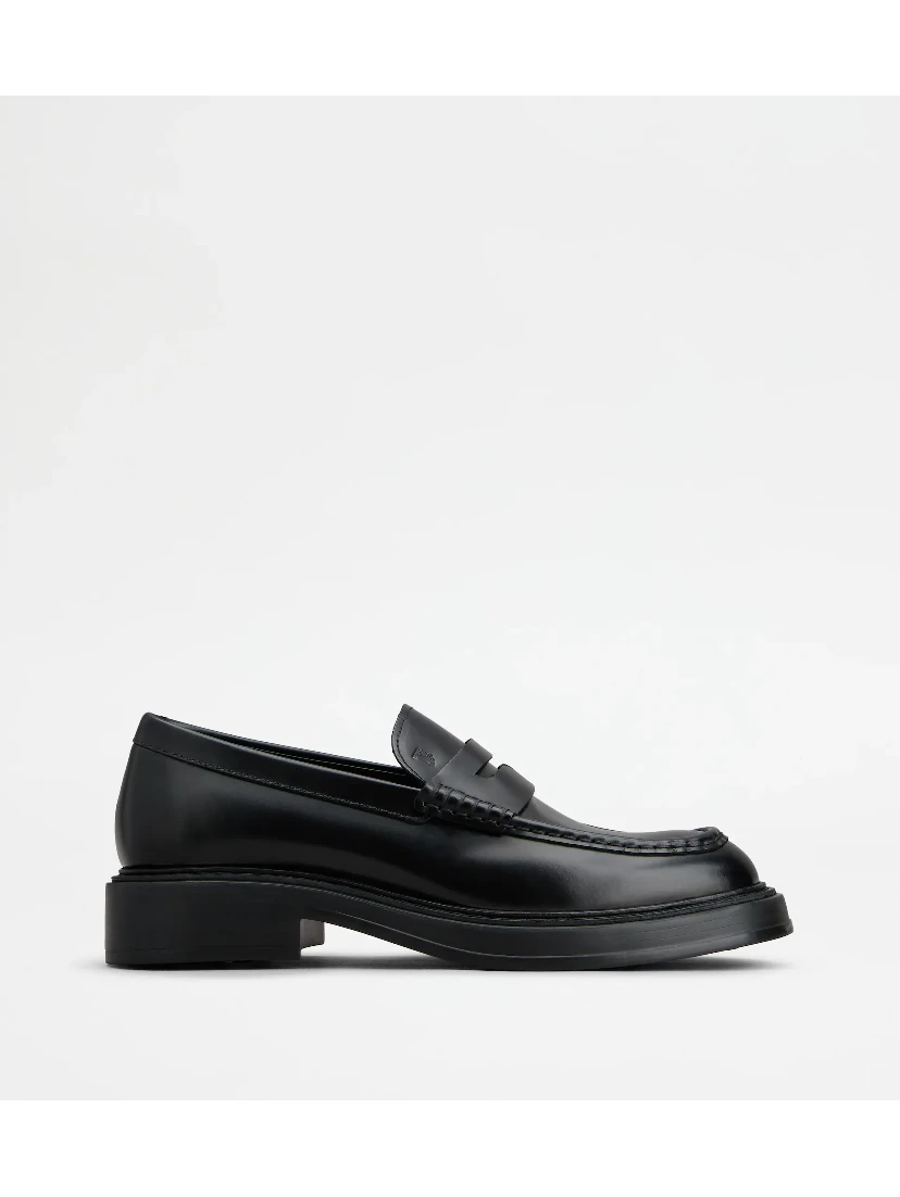 Leather loafers