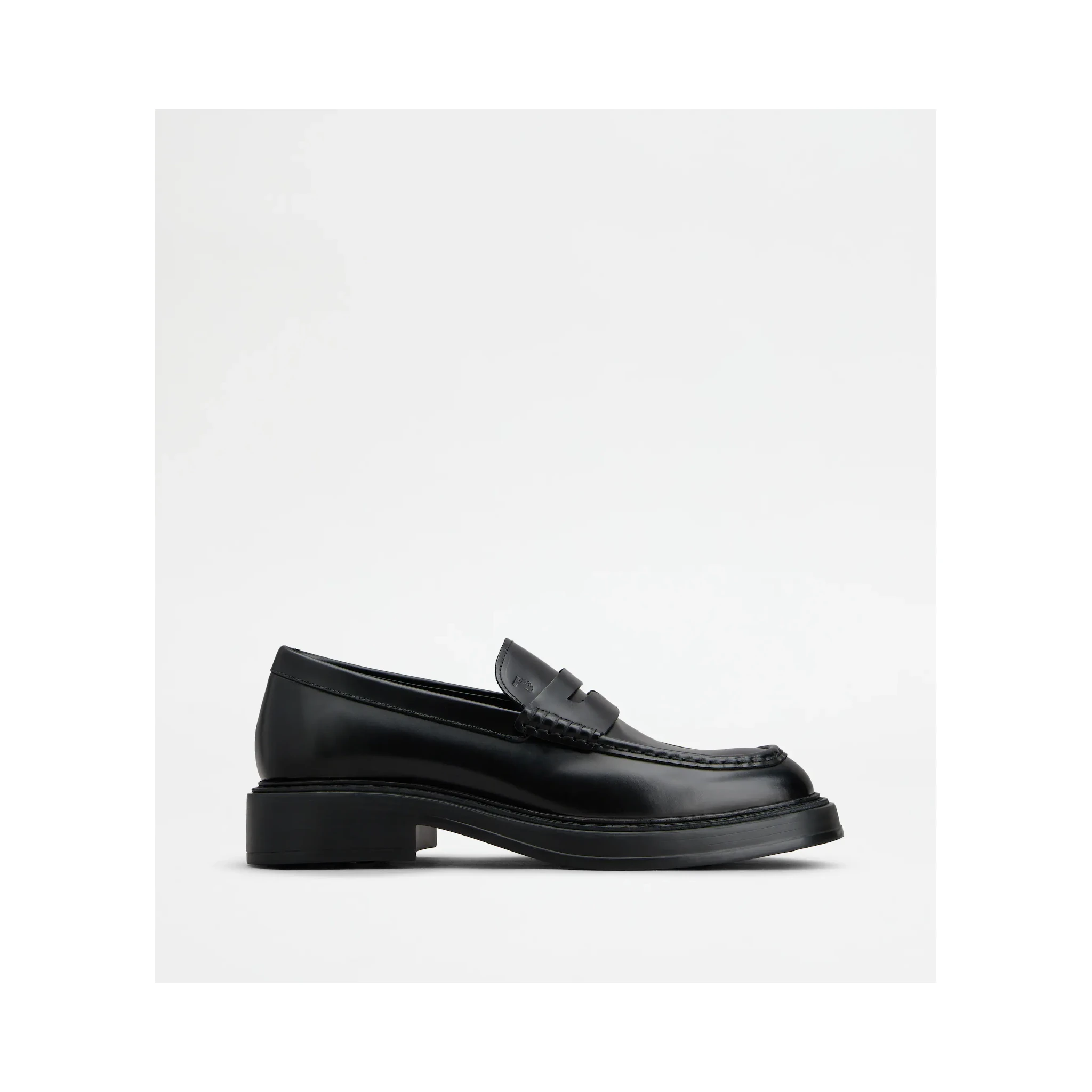 Leather loafers