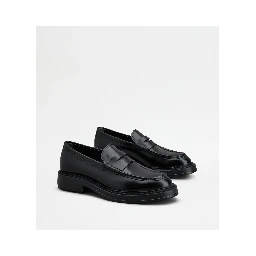 Leather loafers