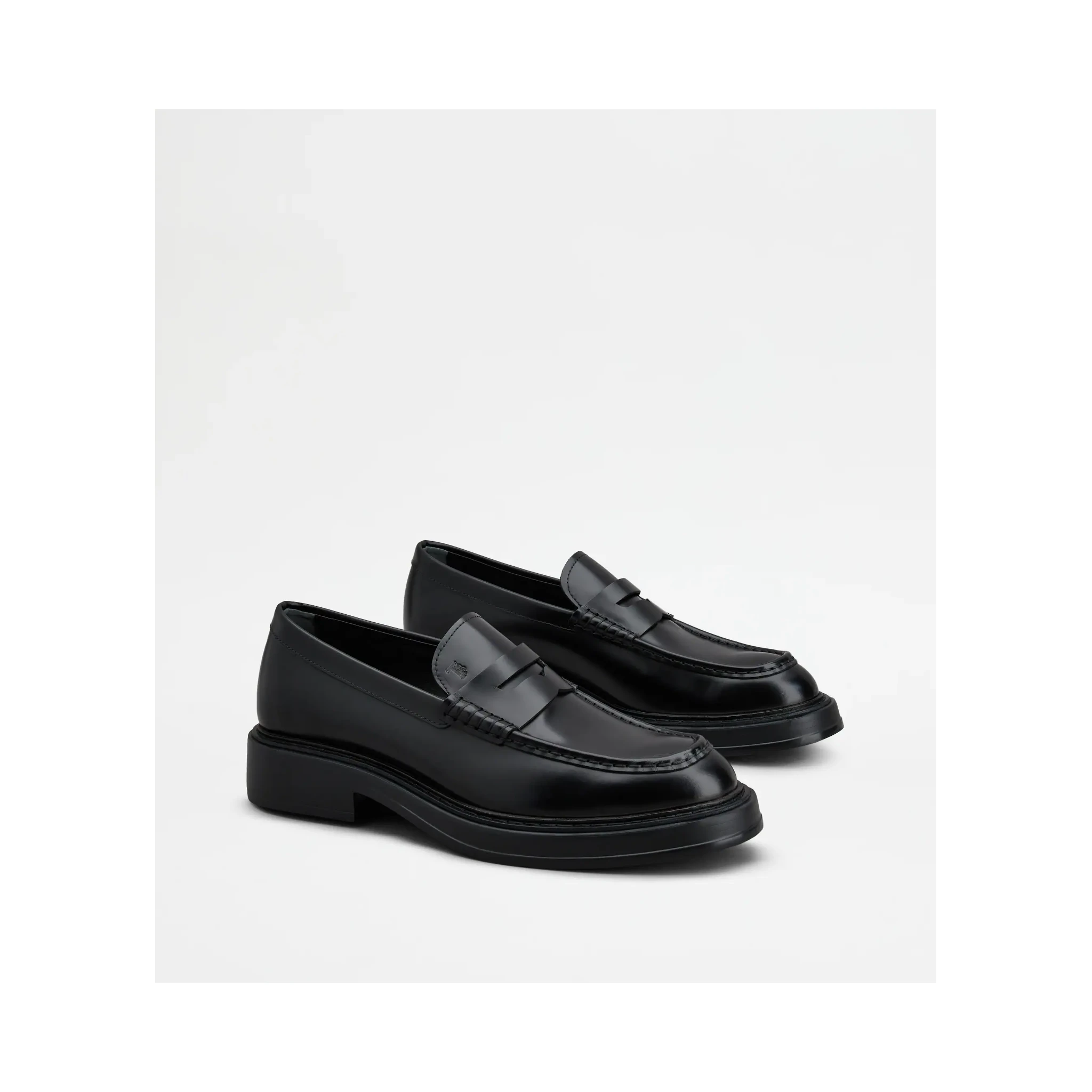 Leather loafers