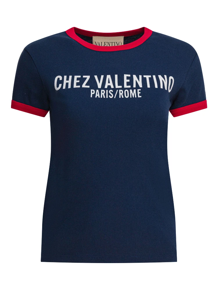 Crewneck t-shirt with logo