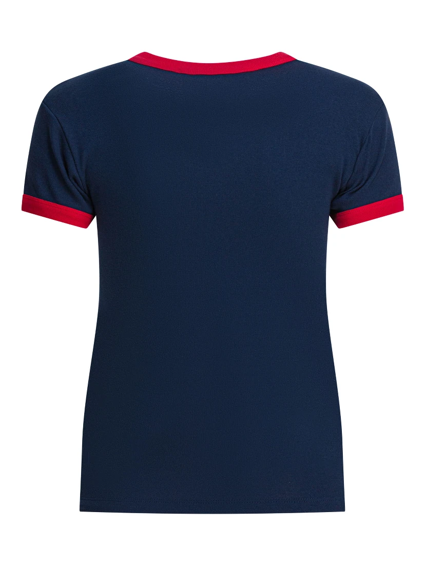 Crewneck t-shirt with logo