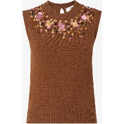 Wool and cashmere gilet