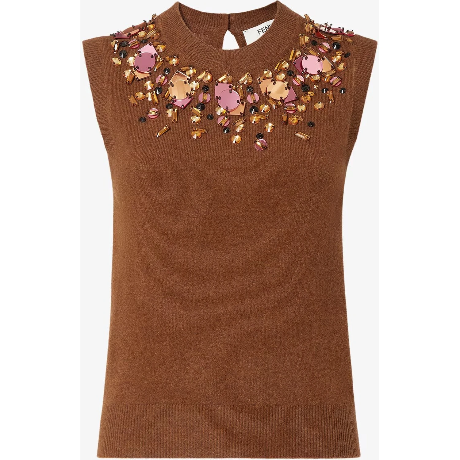 Wool and cashmere gilet