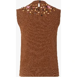 Wool and cashmere gilet