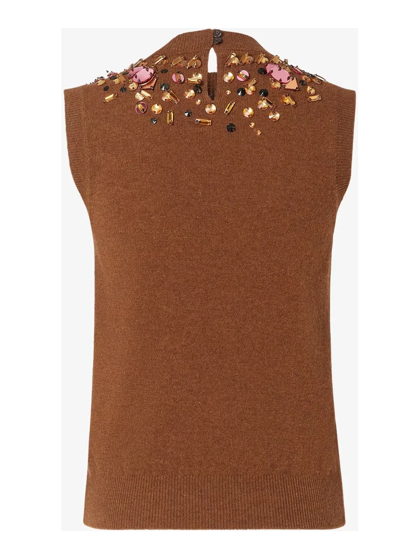 Wool and cashmere gilet