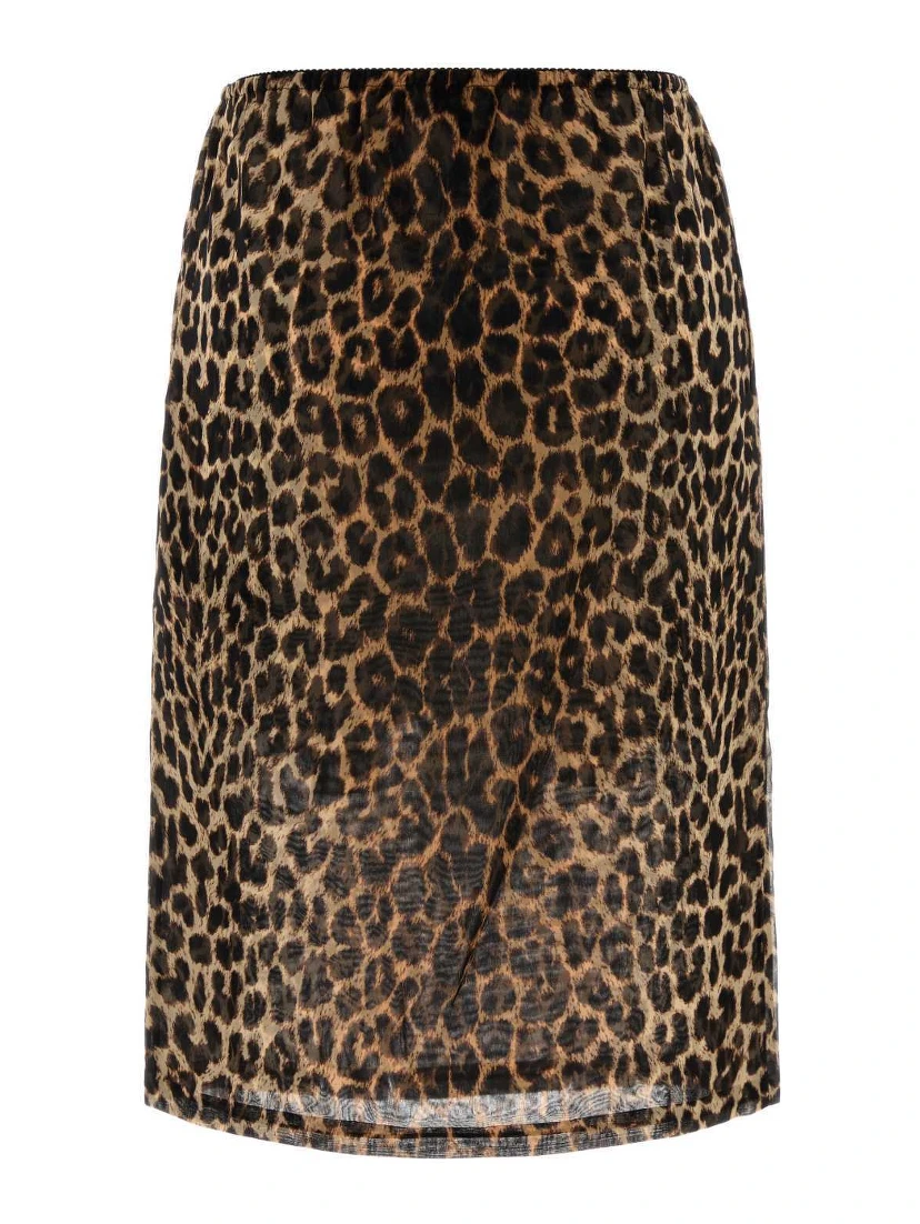 قميص حريري مطبوع