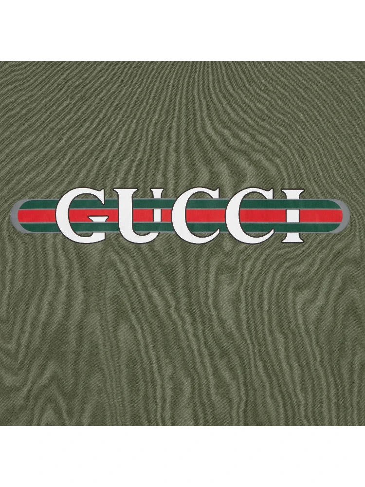 Cotton jersey t-shirt with print alternative