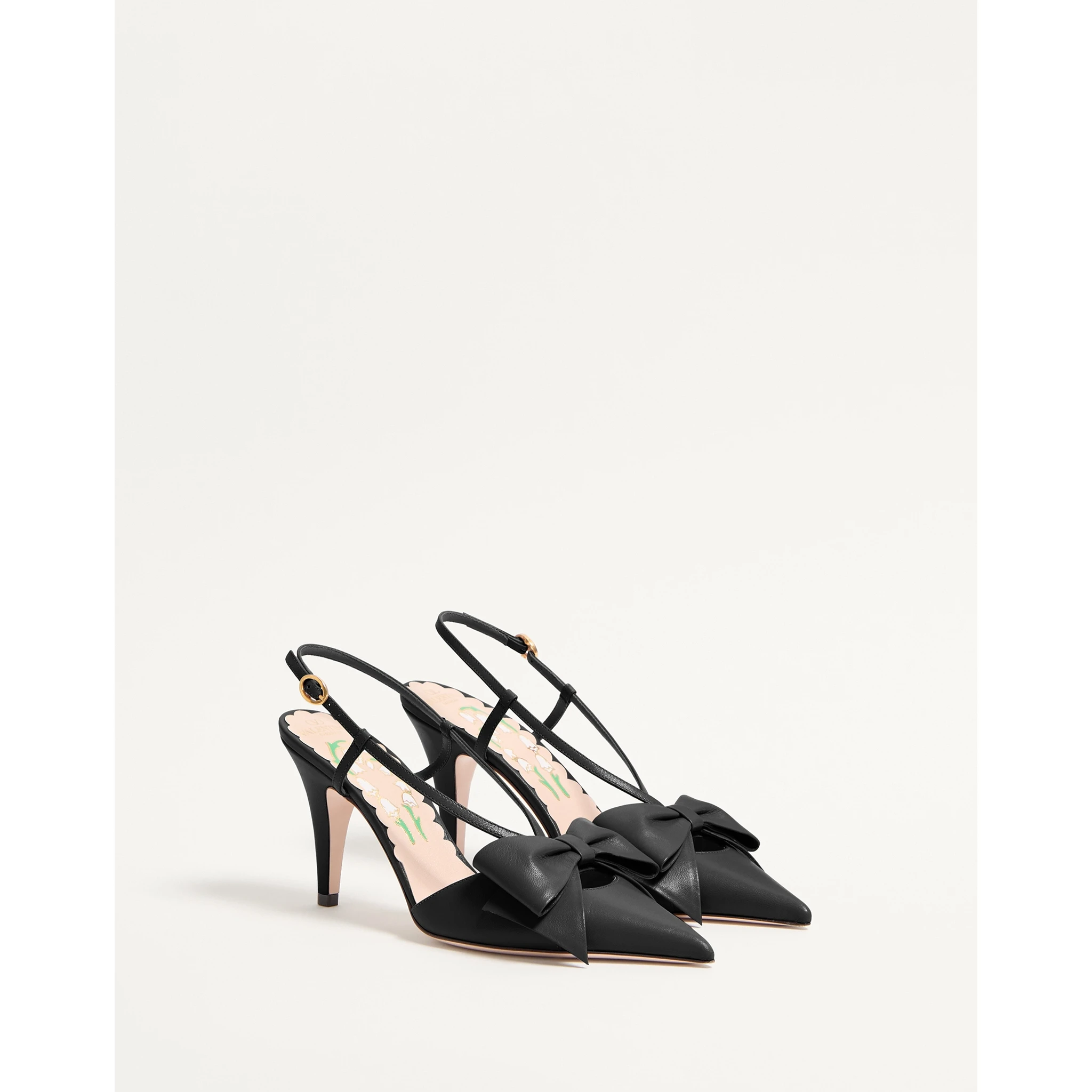 "Bowow" pumps in leather