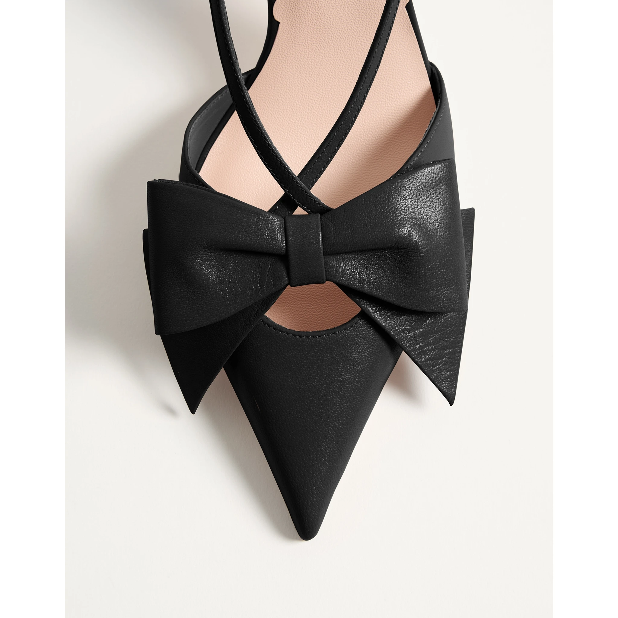 "Bowow" pumps in leather