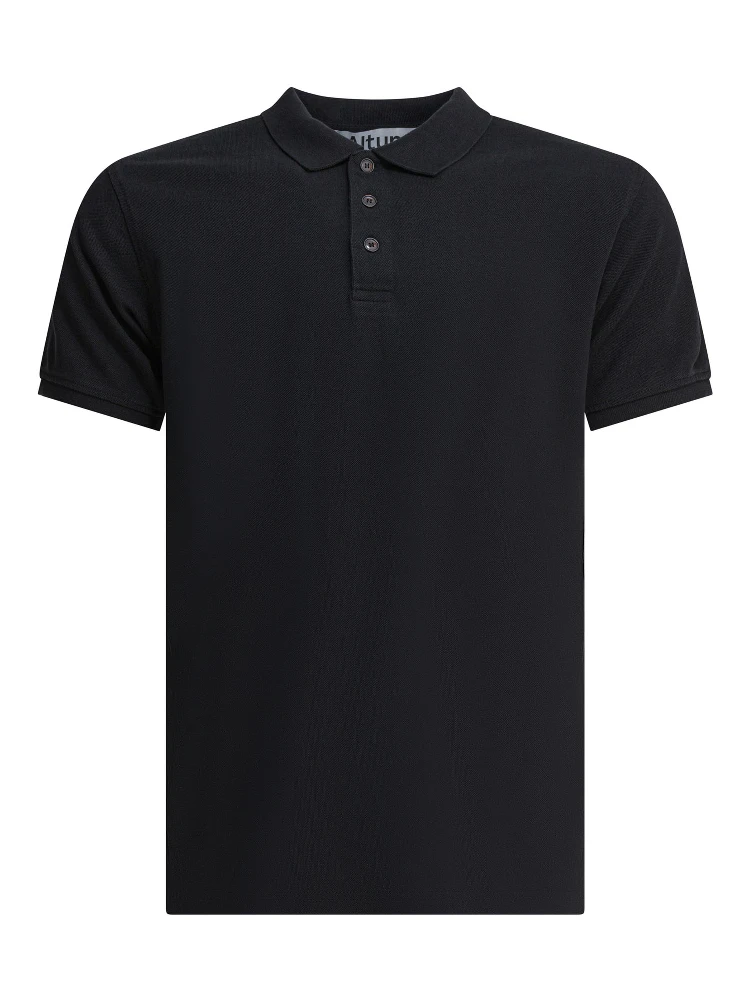 Short slevees polo in cotton
