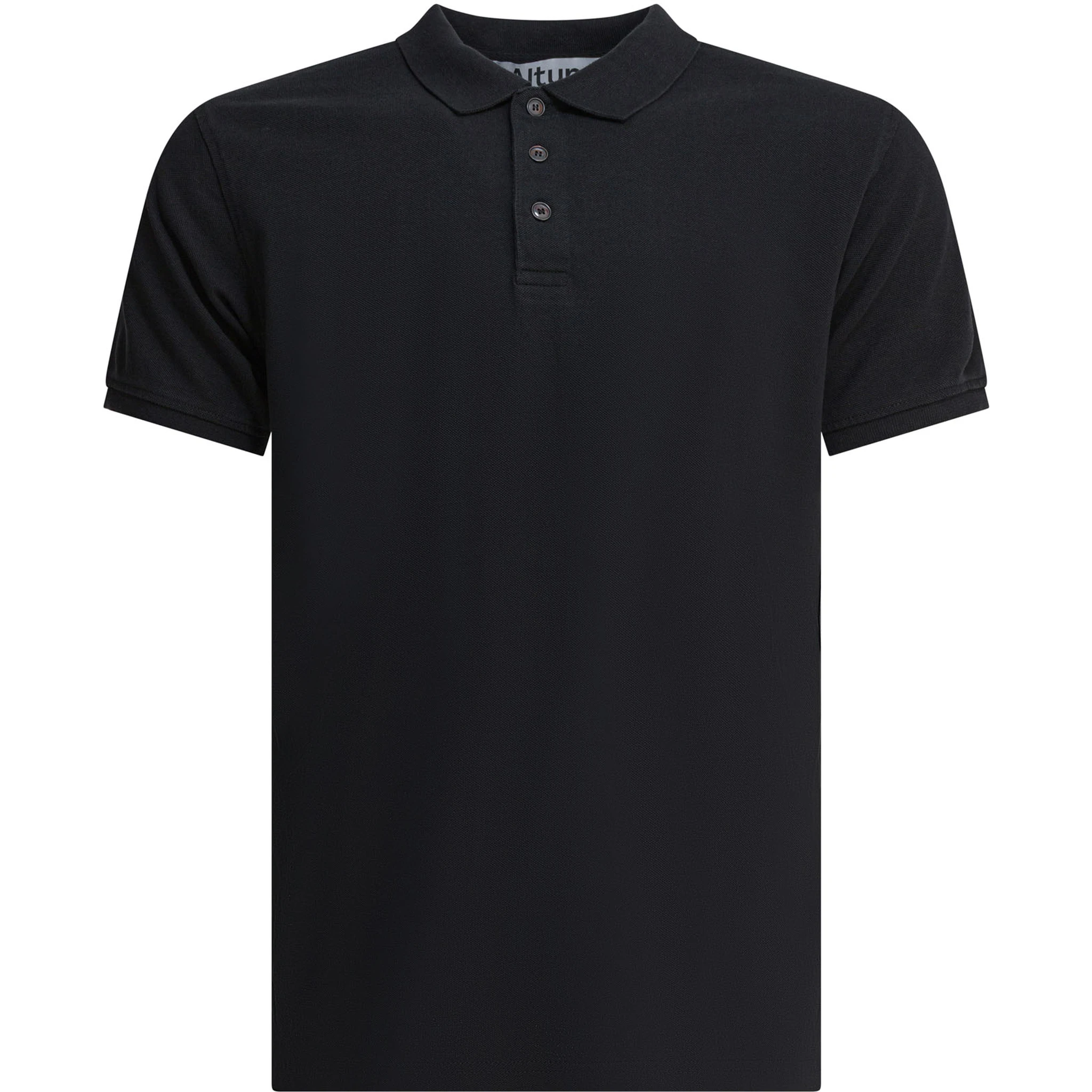 Short slevees polo in cotton