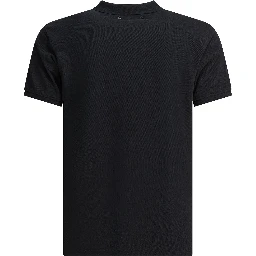 Short slevees polo in cotton