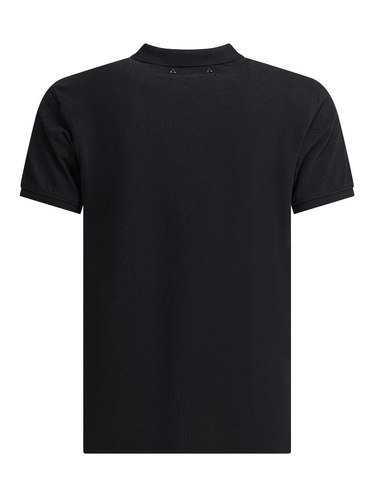 Short slevees polo in cotton alternative