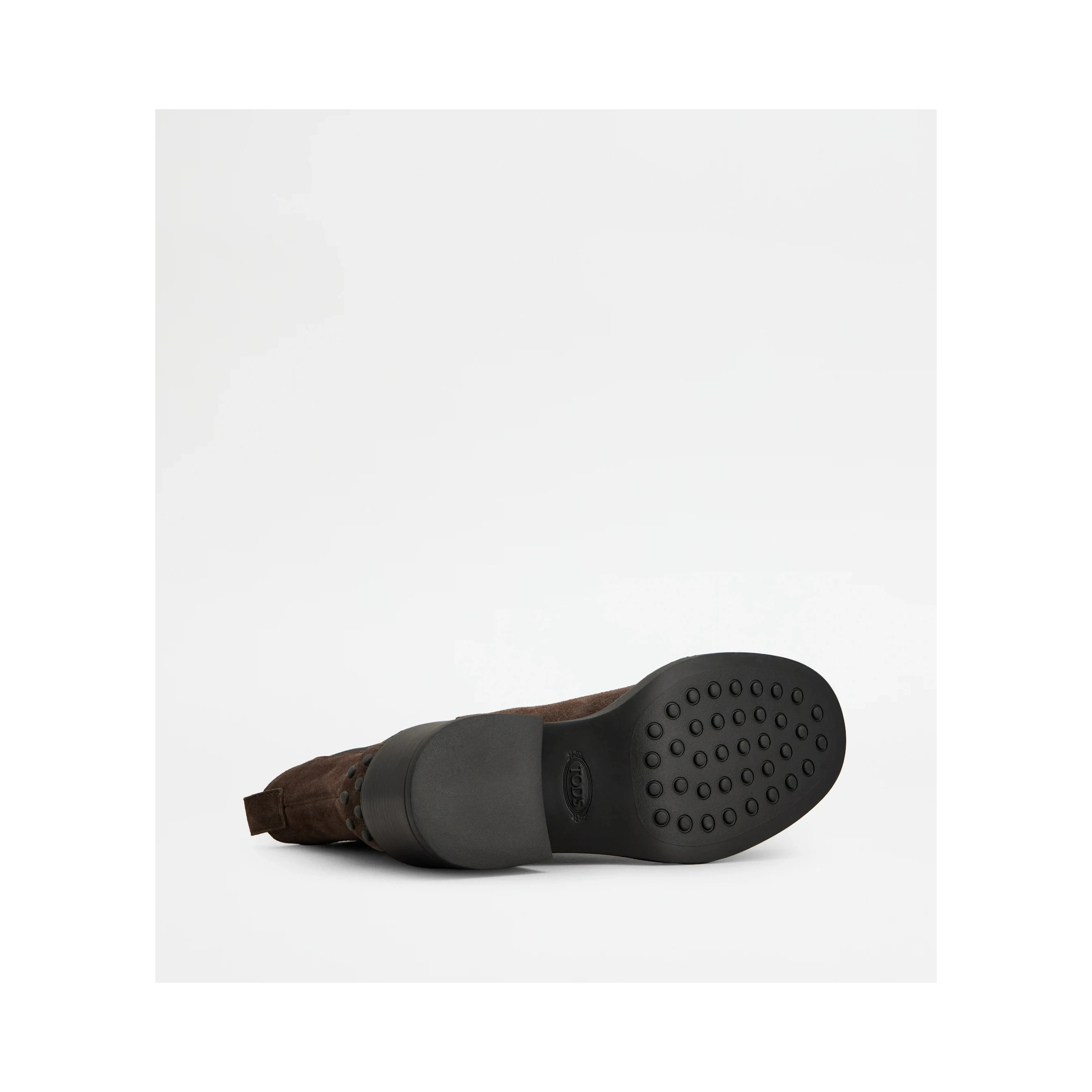 Suede heeled ankle boots