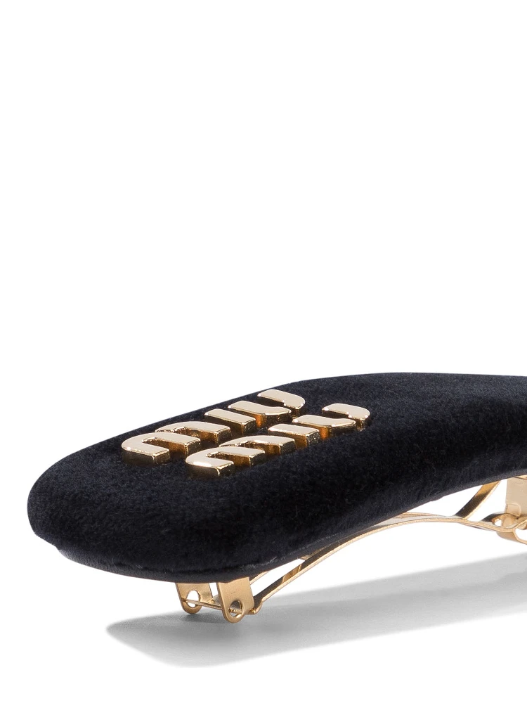 Velvet hair clip alternative