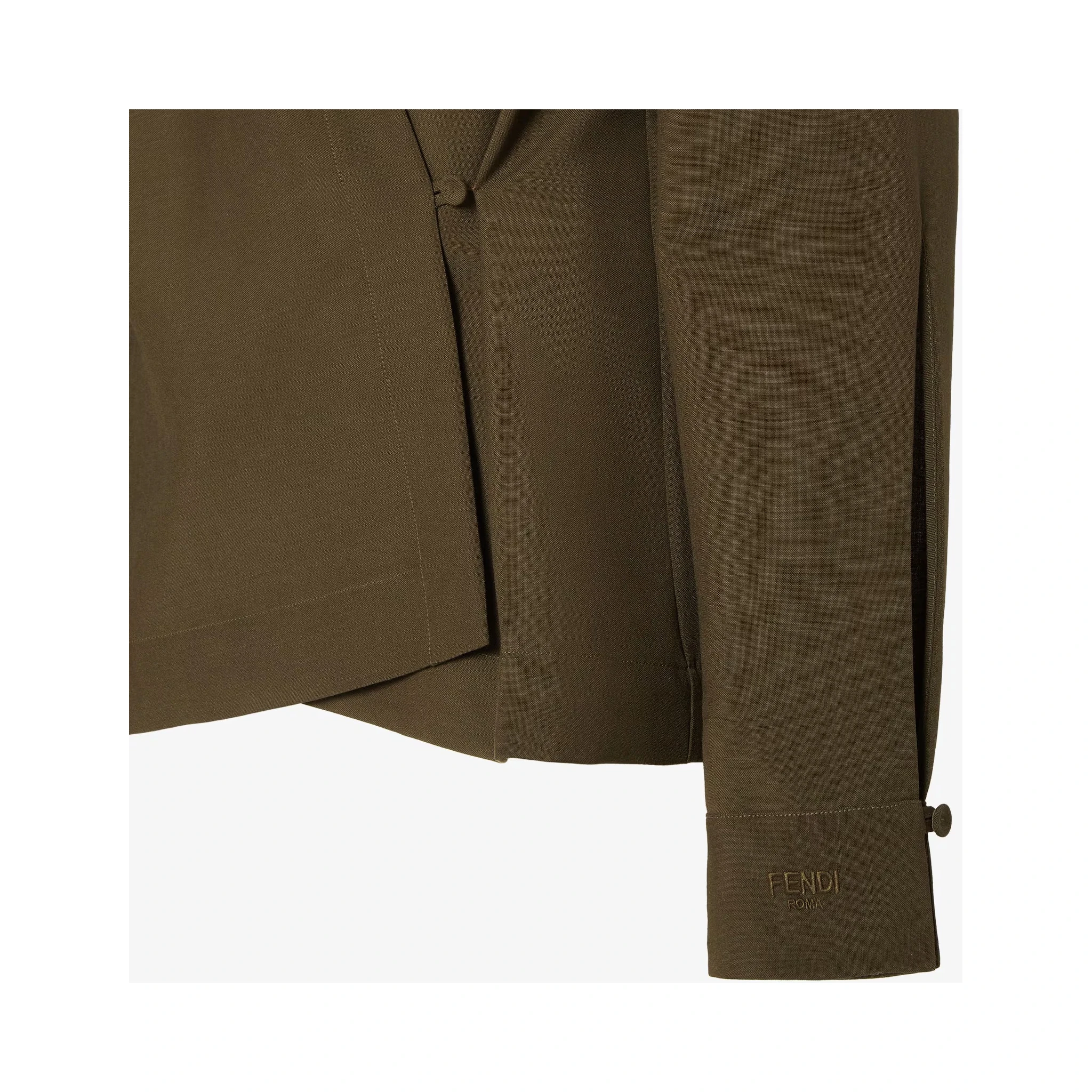 Shirt in wool and mohair