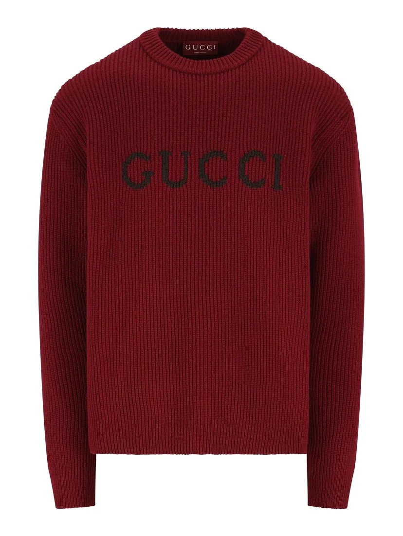 Cashmere and wool crewneck sweater