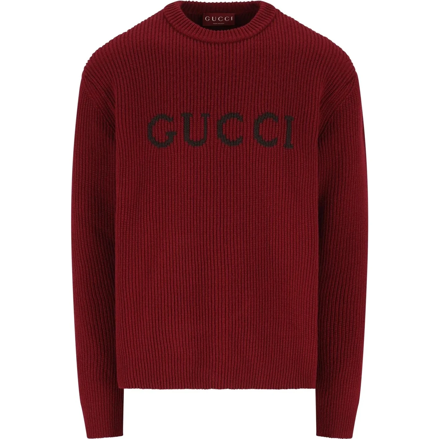 Cashmere and wool crewneck sweater
