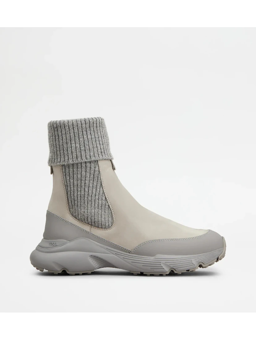 Nabuck leather Chelsea ankle boots