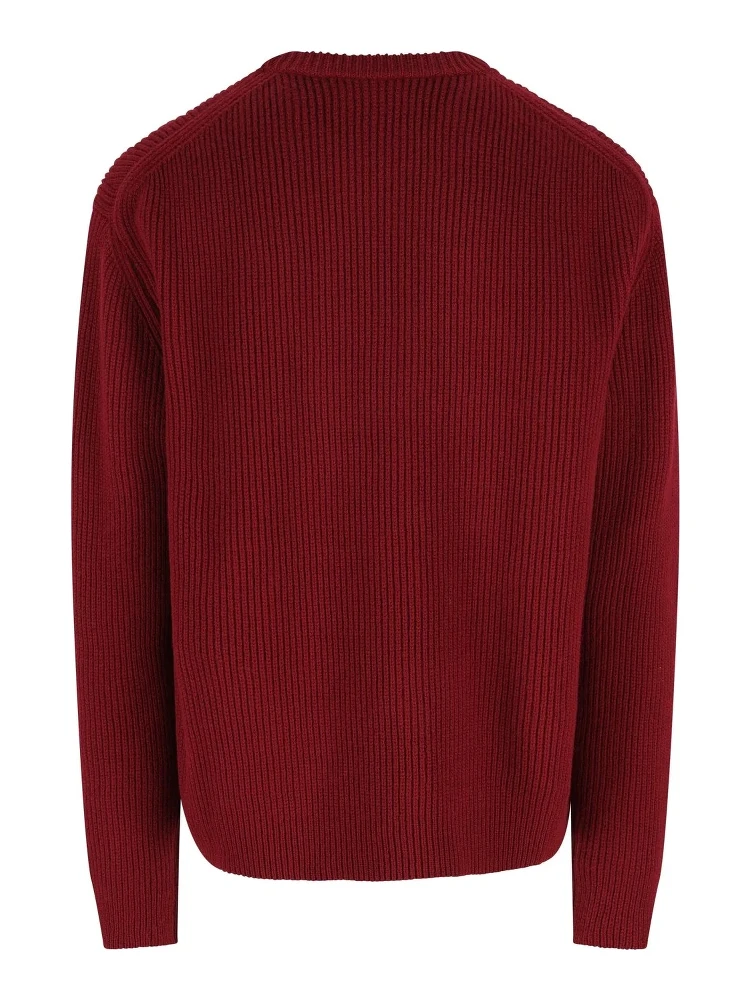 Cashmere and wool crewneck sweater alternative