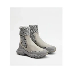 Nabuck leather Chelsea ankle boots