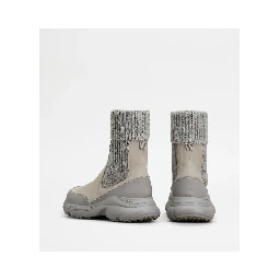 Nabuck leather Chelsea ankle boots