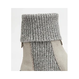 Nabuck leather Chelsea ankle boots