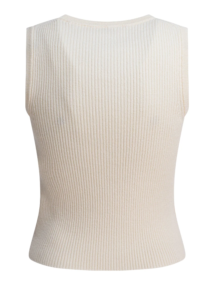 Sleeveless wool tank top alternative