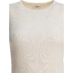 Sleeveless wool tank top