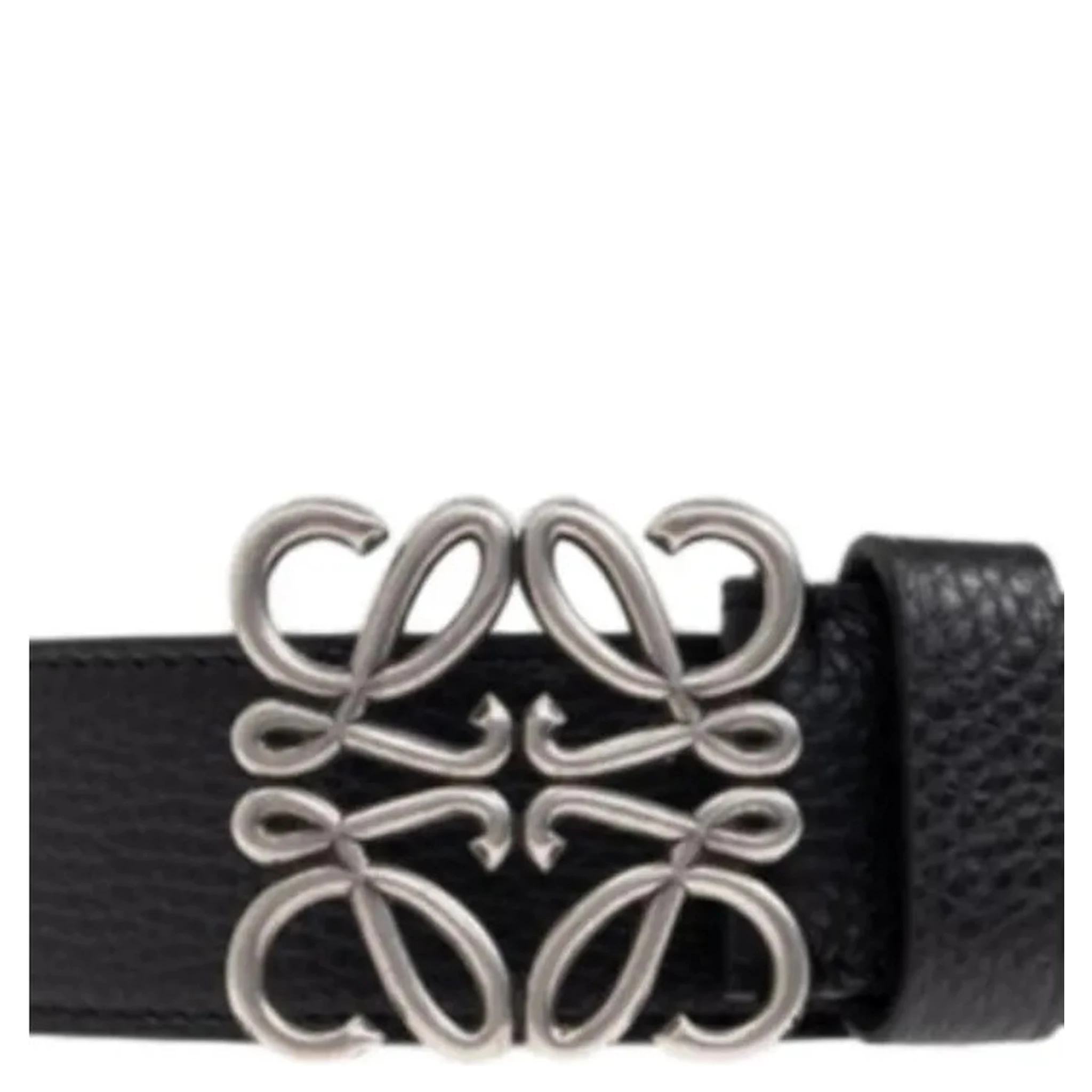 Leather belt with Anagram