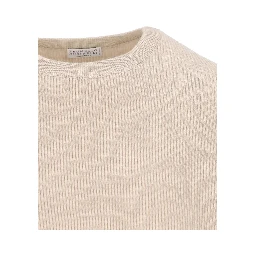 Crewneck sweater in cashmere