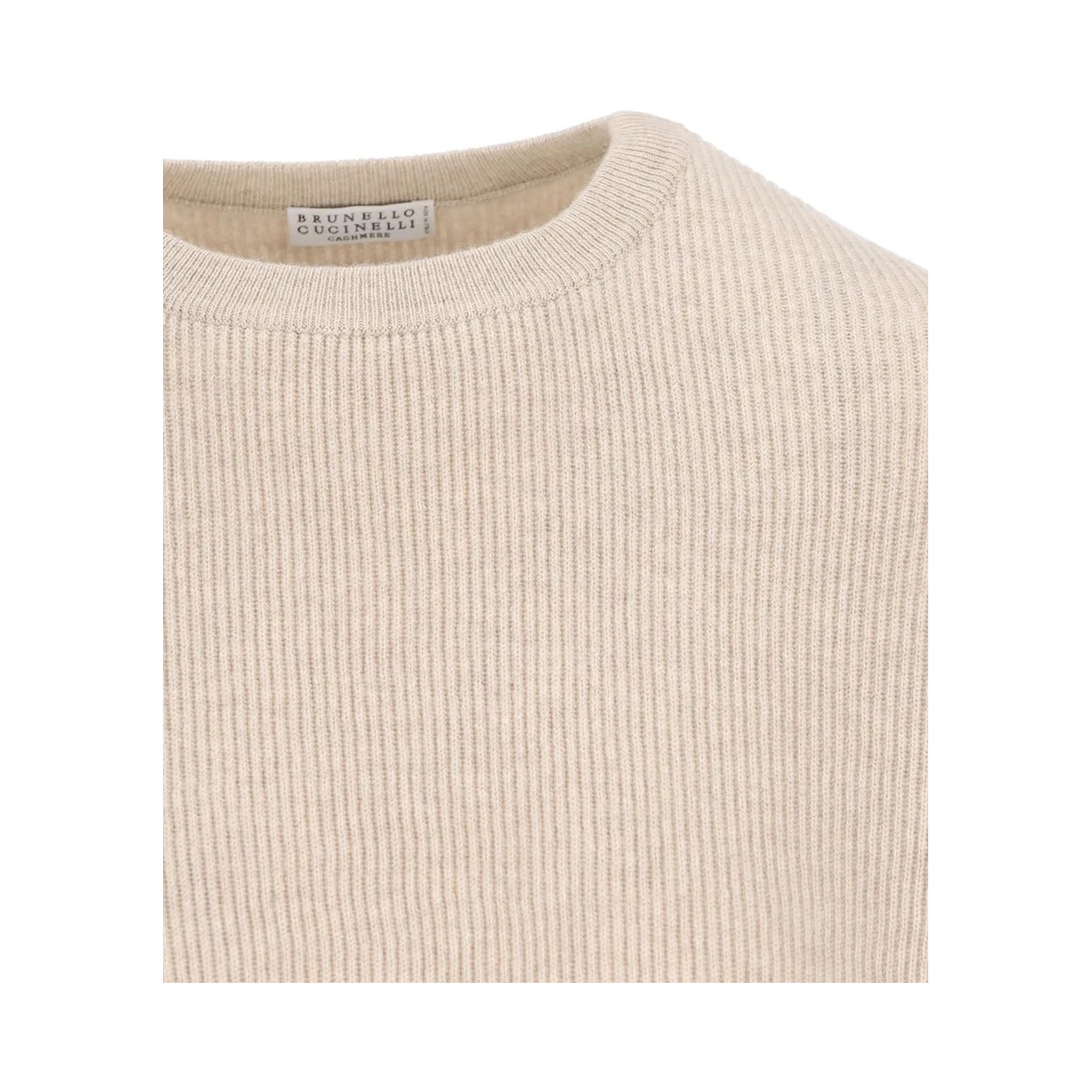 Crewneck sweater in cashmere