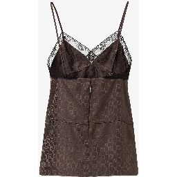 Jacquard FF silk top